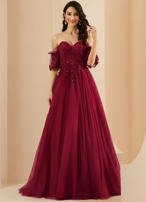 Robe de Soirée De Bal Éclatante - gallery 1