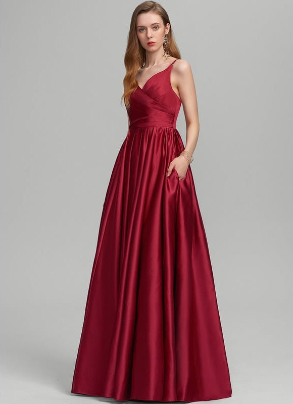 Robe de Soirée Satin Éclairée - gallery 1