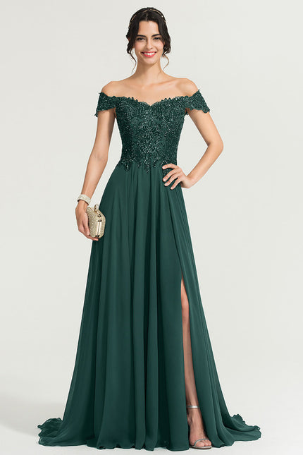 Robe de Soirée Émeraude Rayonnante - gallery 2