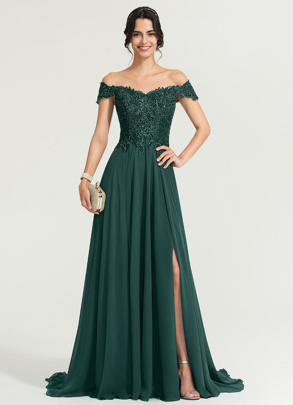 Robe de Soirée Émeraude Rayonnante - gallery 2