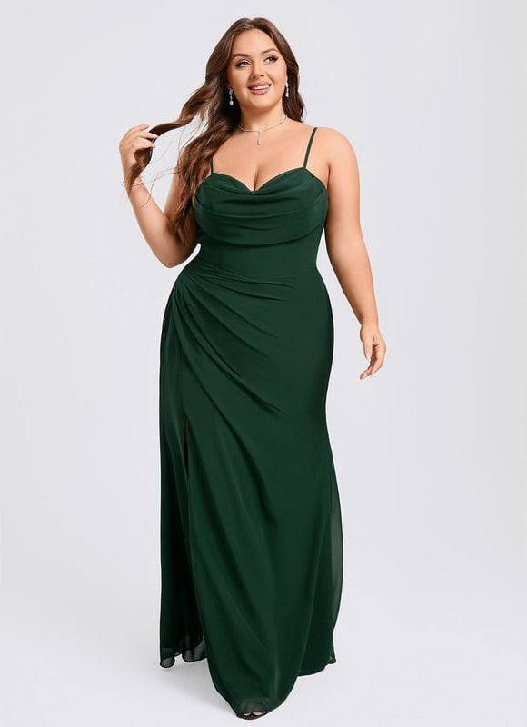 Robe de Soirée Vert Émeraude Chic - gallery 8