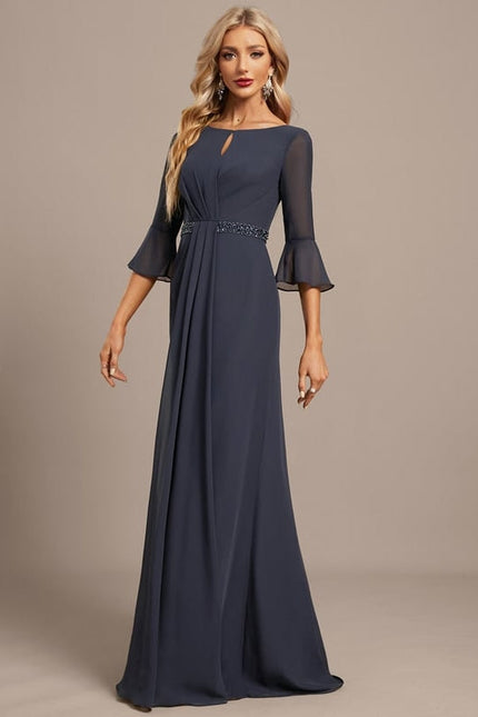 Robe de Soirée Nuit Marine Élégante - gallery 2
