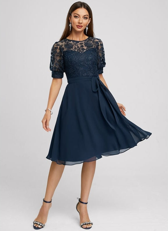 Robe de Soirée Émeraude Fluidité - gallery 1