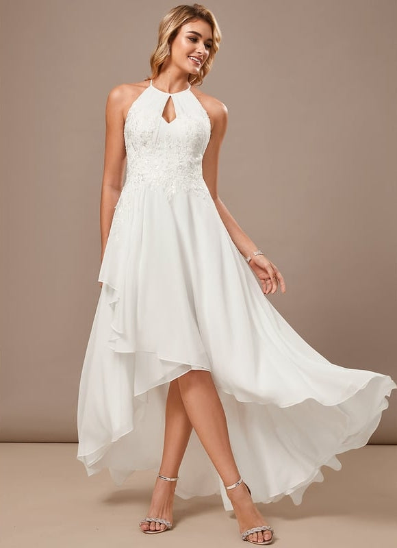 Robe de Soirée Mousseline Éclatante