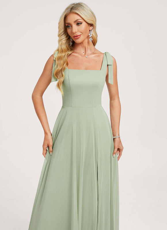 Robe de Soirée Vert Douceur Chic - gallery 4