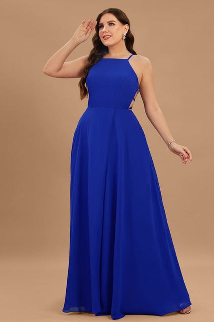 Robe de Soirée Azure Élégante - gallery 9