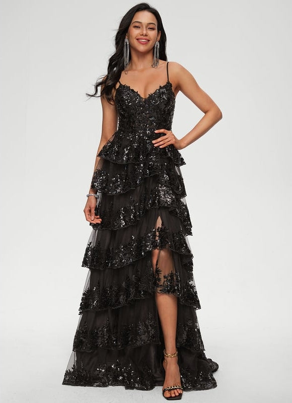 Robe de Soirée Nocturne Éclatante - gallery 2