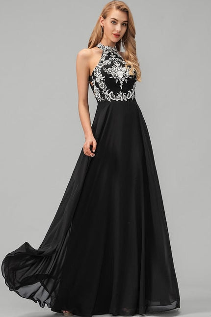 Robe de Soirée Azure Élégante - gallery 1