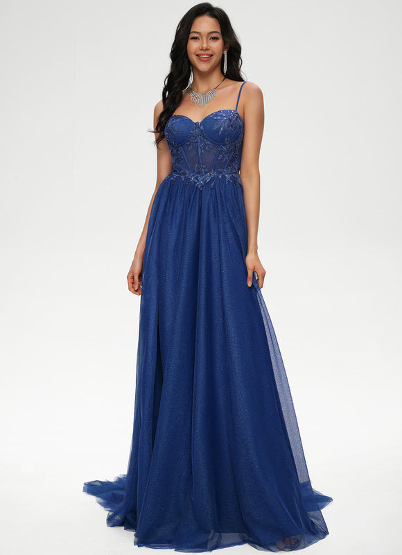 Robe de Soirée Saphir Éclat - gallery 1
