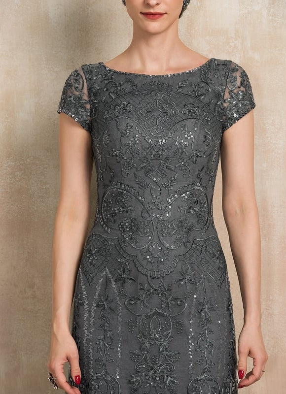 Robe de Soirée Gris Enchanté - gallery 1