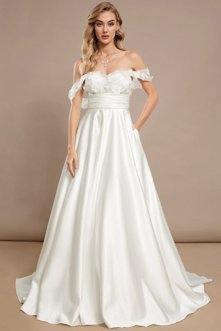 Robe De Soirée Bustier Blanche