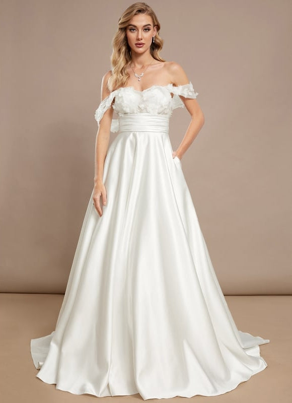 Robe De Soirée Bustier Blanche