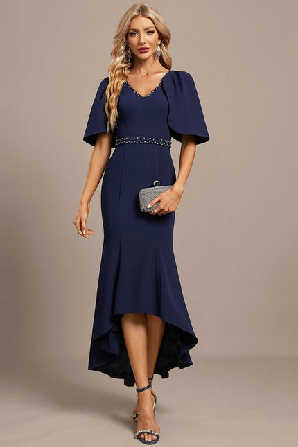 Robe de Soirée Silhouette Luxe Perles - gallery 1