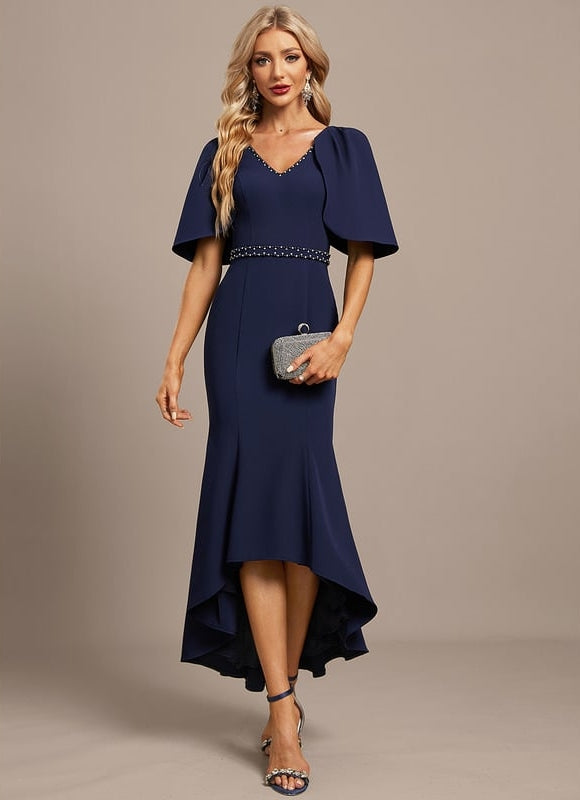 Robe de Soirée Silhouette Luxe Perles - gallery 1