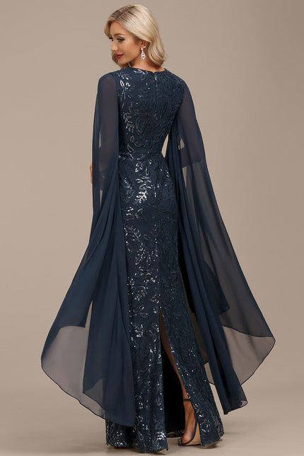 Robe de Soirée Satin Sombre - gallery 6