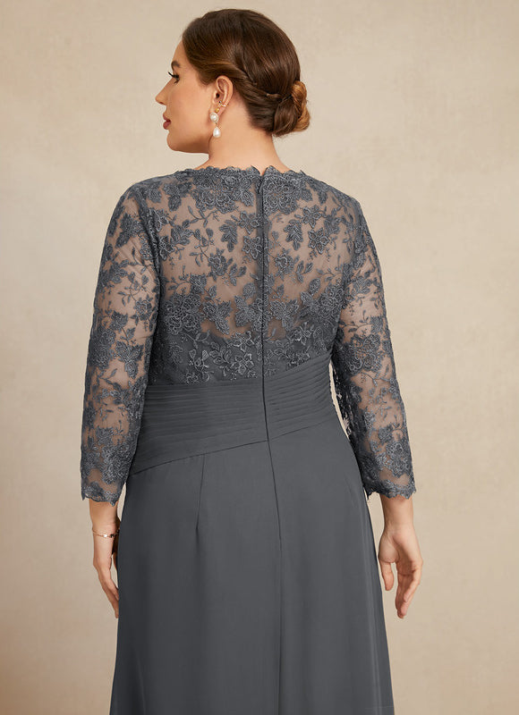 Robe de Soirée Gris Élégance Satiné - gallery 8