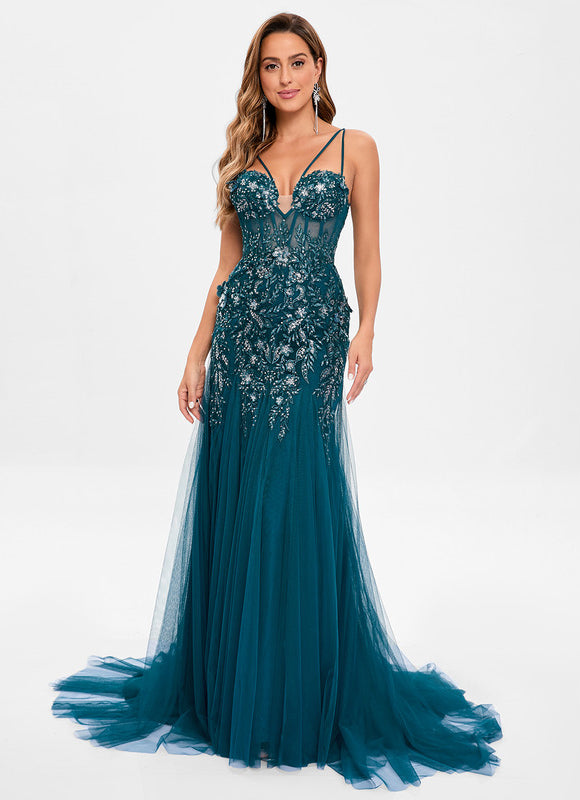 Robe de Soirée Éclat Aquatique - gallery 4