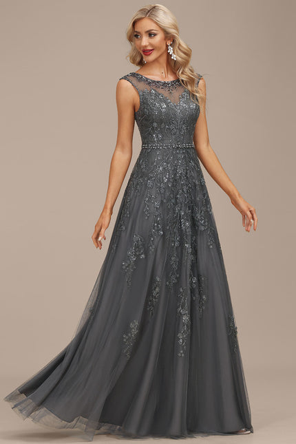 Robe de Soirée Élégance Argentée - gallery 1