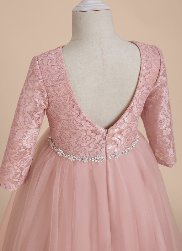 Robe de Soirée Rose Enchantée - gallery 4