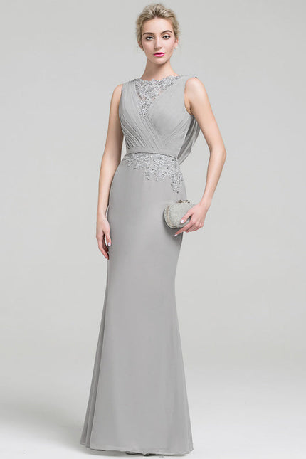 Robe de Soirée Sérénité Grisâtre - gallery 3