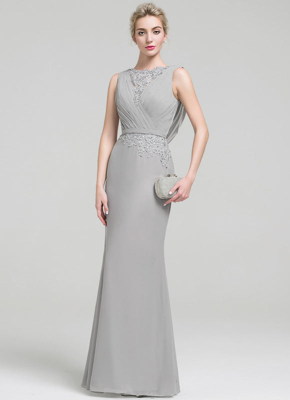 Robe de Soirée Sérénité Grisâtre - gallery 3