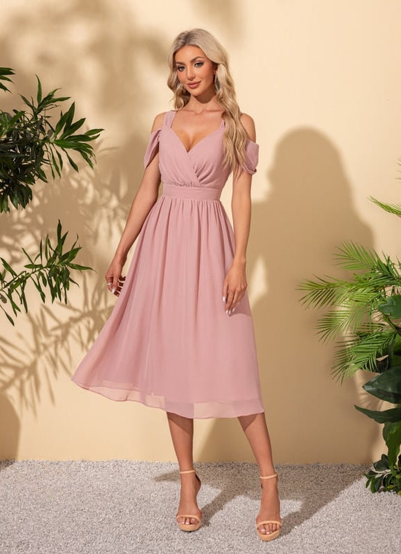 Robe de Soirée Vert Pastel Élégante - gallery 2