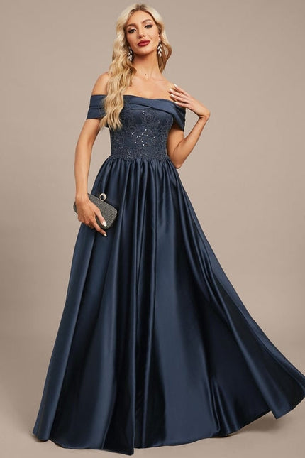 Robe de Soirée Nuit Satinée - gallery 5
