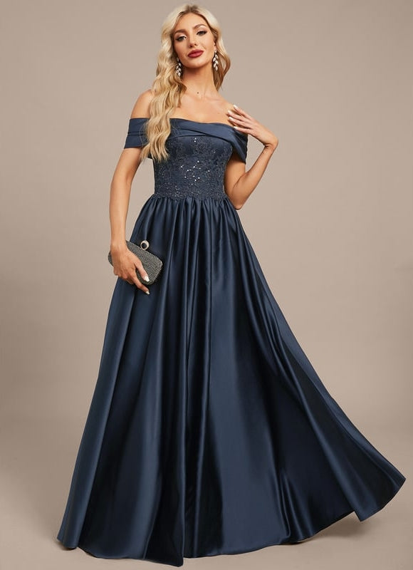 Robe de Soirée Nuit Satinée - gallery 5