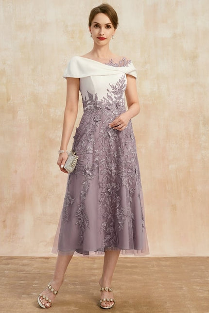Robe de Soirée Lavande Élégante