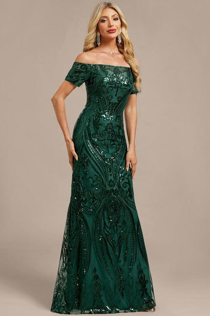 Robe de Soirée Éblouissante Émeraude - gallery 4
