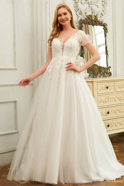 Robe De Soirée Grande Taille Blanche