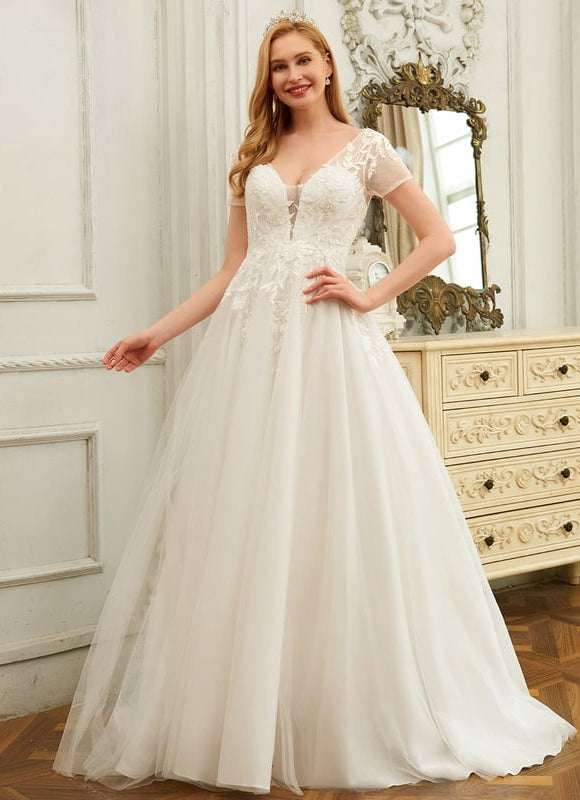 Robe De Soirée Grande Taille Blanche