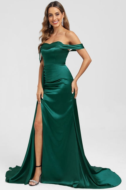 Robe De Soirée Épaule Asymétrique - gallery 3