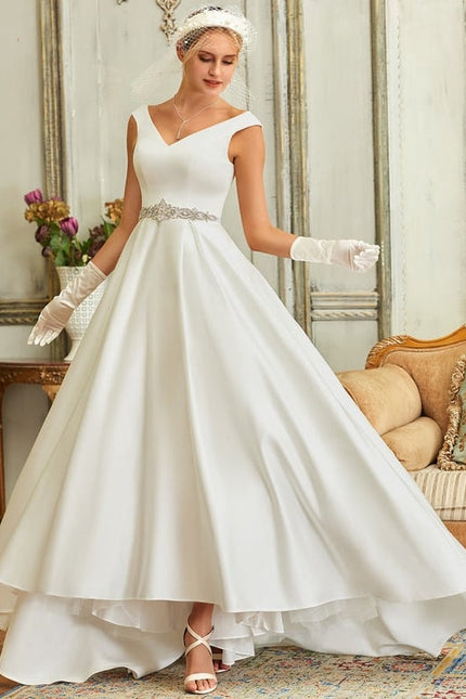 Robe de Soirée Satin Éclair Divresse - gallery 1