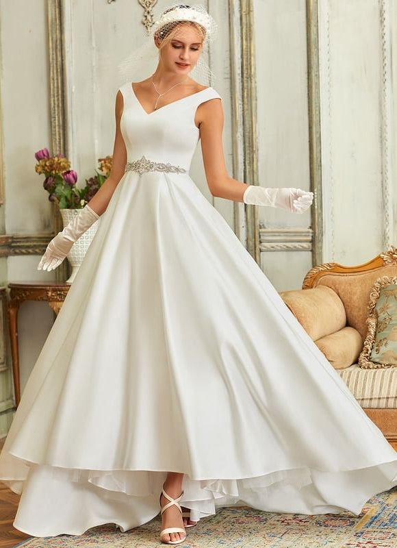 Robe de Soirée Satin Éclair Divresse - gallery 1