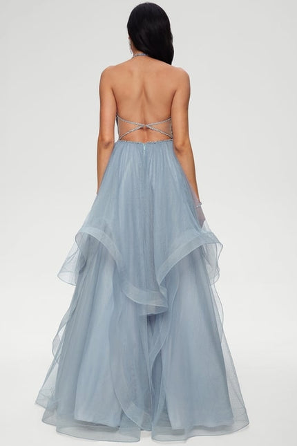 Robe de Soirée Céleste Tulle - gallery 1