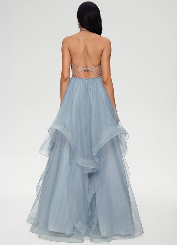 Robe de Soirée Céleste Tulle - gallery 1