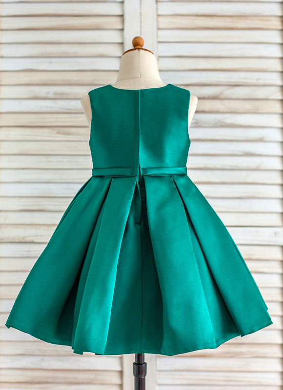 Robe de Soirée Cerise Satinée - gallery 5