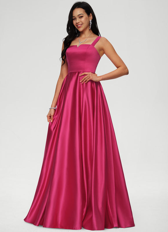 Robe de Soirée Aube Satinée - gallery 2