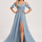 Robe de Soirée Légère Ciel