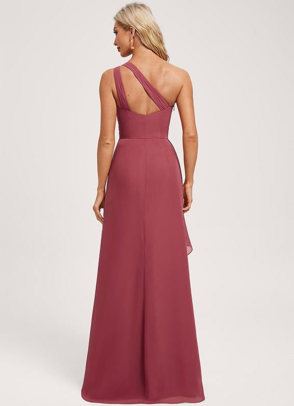 Robe de Soirée Asymétrique Fluide - gallery 4