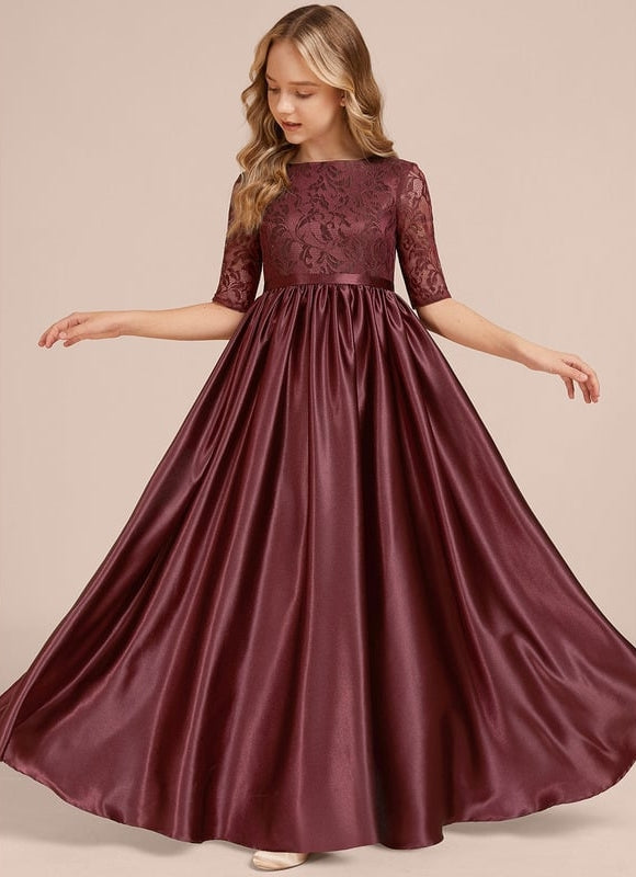 Robe de Soirée Satinée Enfantine - gallery 4