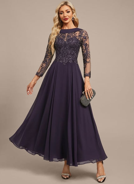 Robe de Soirée Chic Illusion Mousseline