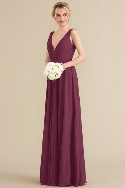 Robe de Soirée Fluide Émeraude - gallery 1