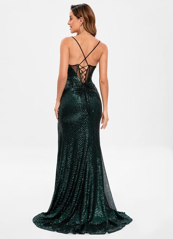 Robe de Soirée Éclat Marine Couture - gallery 4