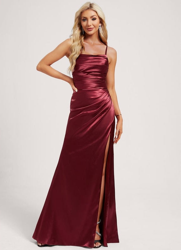 Robe de Soirée Sirène Satinée