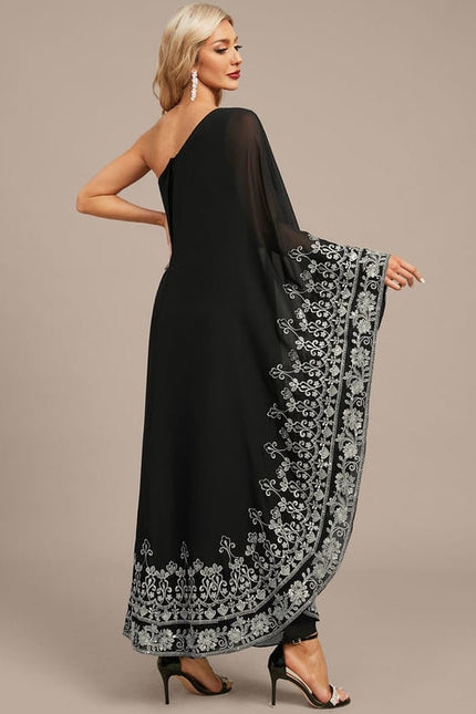 Robe de Soirée Noire Éthérée - gallery 6