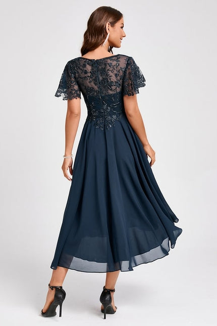 Robe de Soirée Flottante Nuit - gallery 1