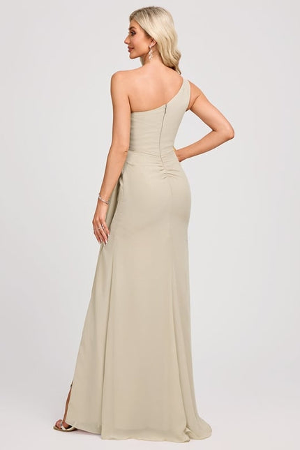 Robe de Soirée Asymétrique Fluide - gallery 5