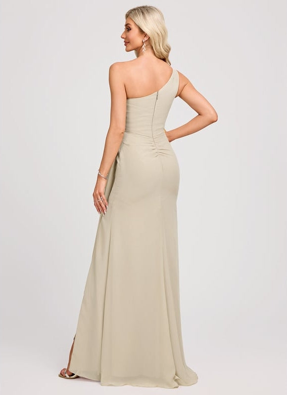 Robe de Soirée Asymétrique Fluide - gallery 5